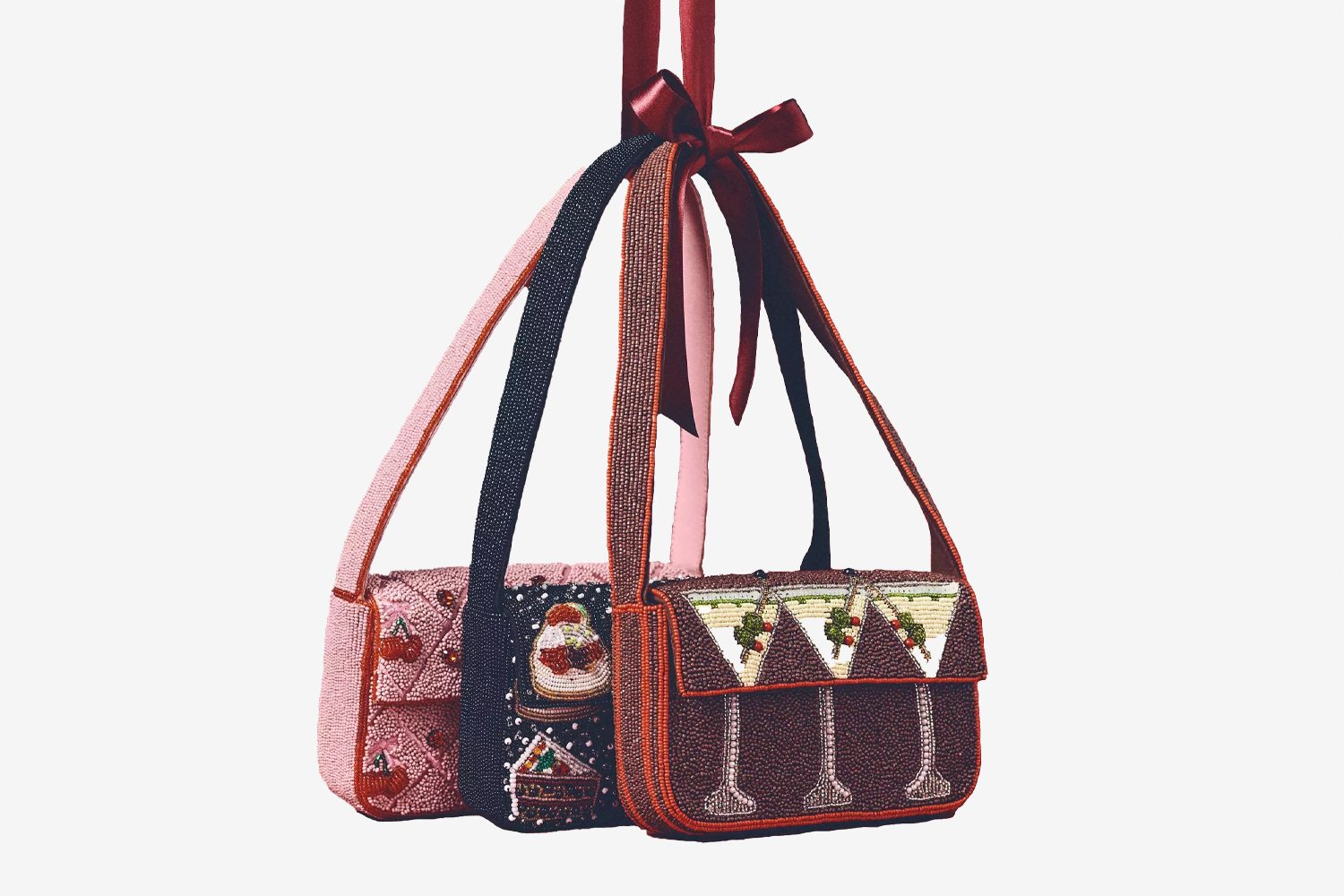 Anthropologie The Fiona Beaded Bag: Food & Drink Edition