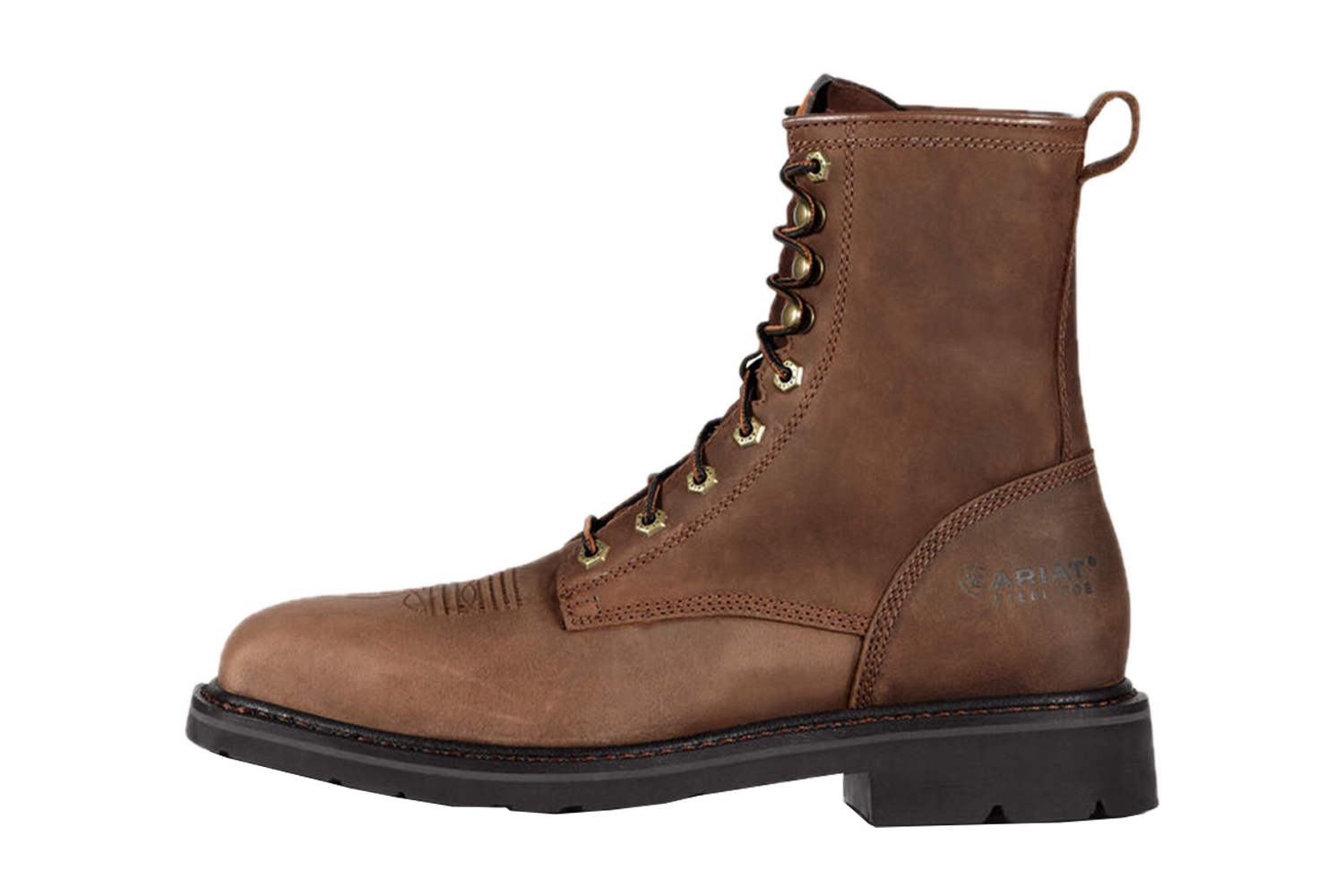 Ariat Cascade 8″ Wide Square Toe Steel Toe Work Boot