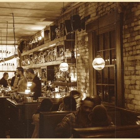 The interior of Attaboy