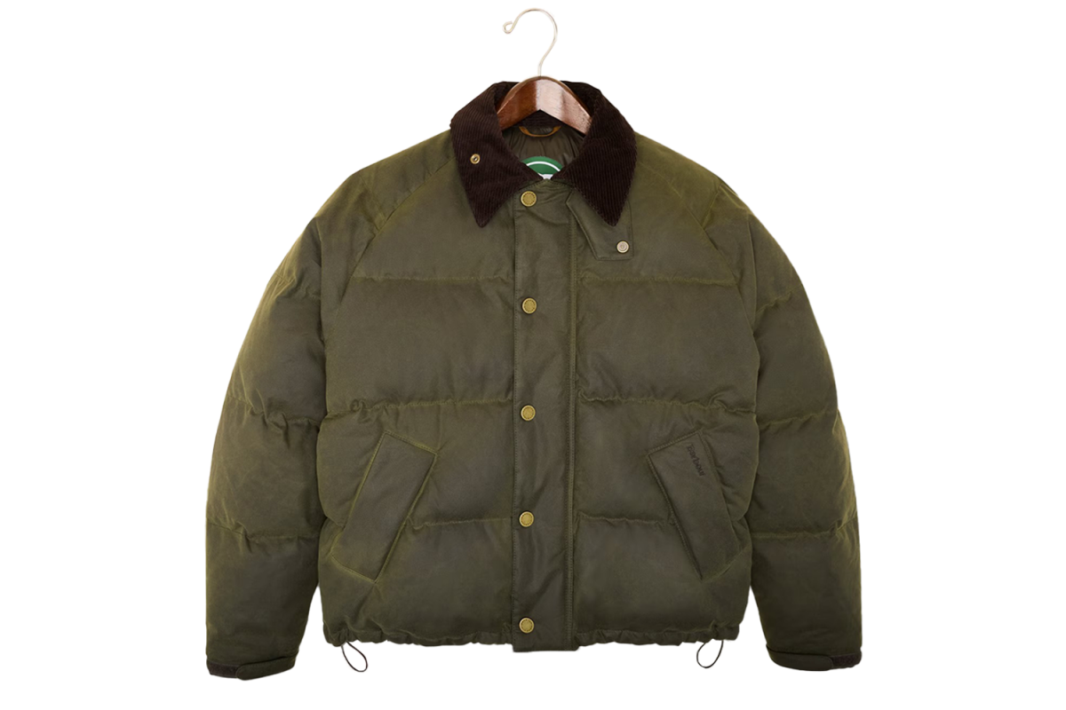 Sorel x Barbour Transport Wax Puffer Jacket