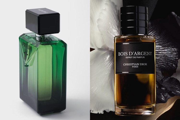 Two of the best colognes of 2025, from Prada and Dior