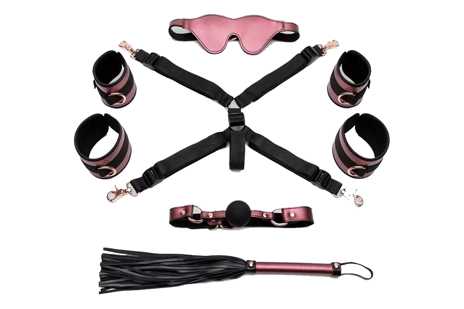 Bondage Boutique Seduce Me Lover’s Bed Bondage Kit (6 Piece)