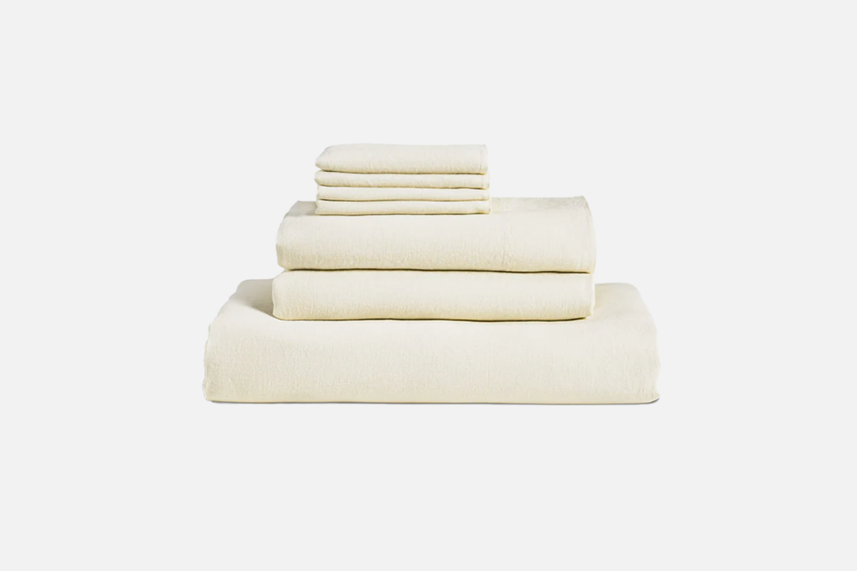 Brooklinen Washed European Linen Hardcore Sheet Bundle