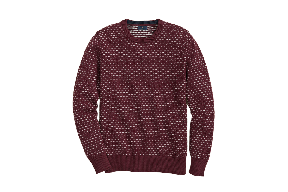 Brooks Brothers Cotton Dot Sweater
