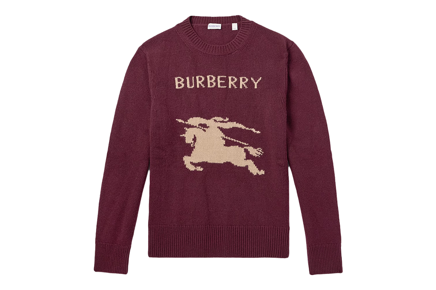 Burberry Jacquard Cashmere-Blend Sweater