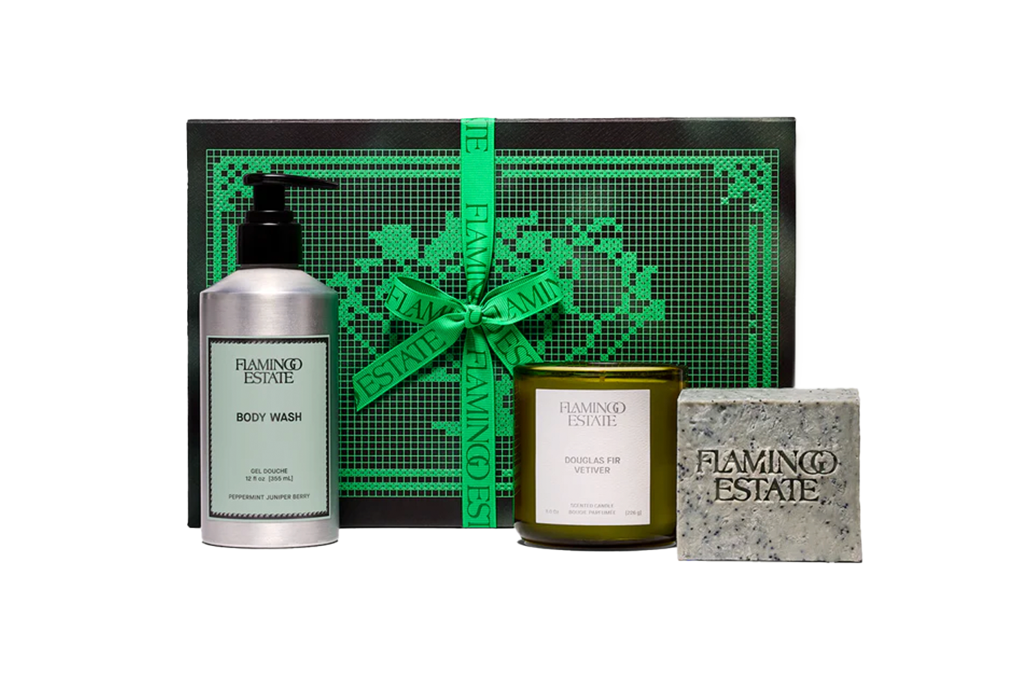 Flamingo Estate Douglas Fir & Peppermint Morning Set