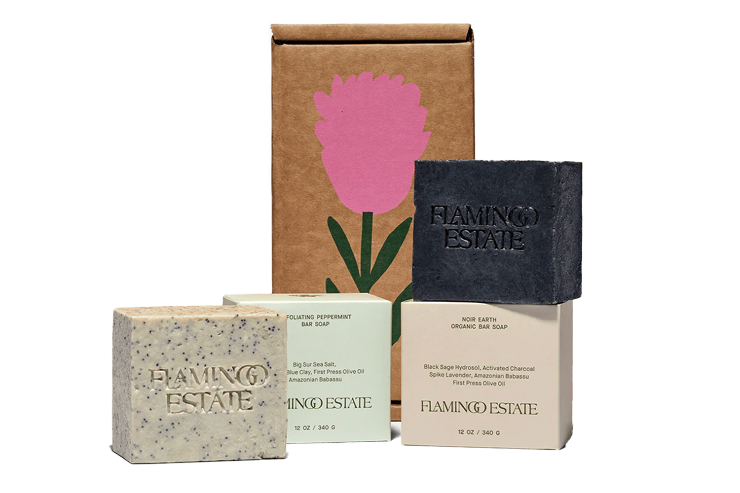 Flamingo Estate Soap Brick Duo