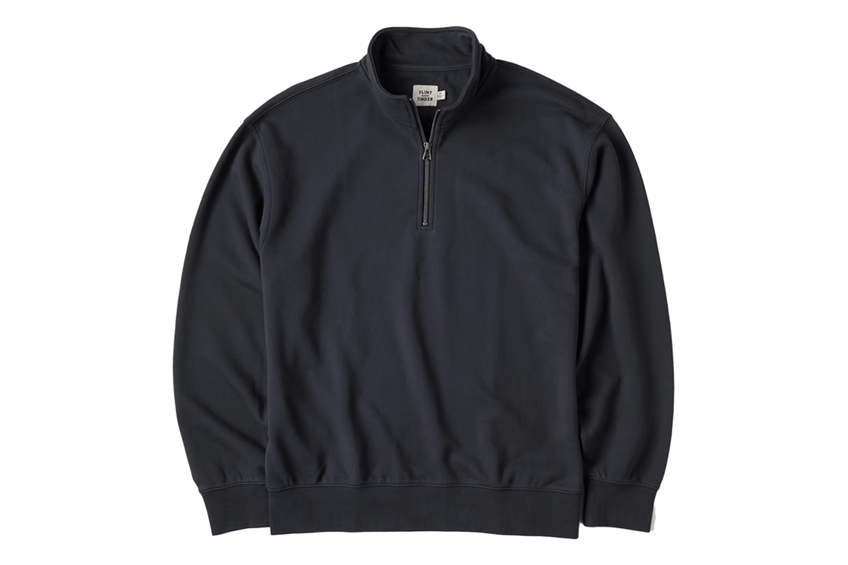 Flint and Tinder Midweight Terry Half-Zip Sweatshirt
