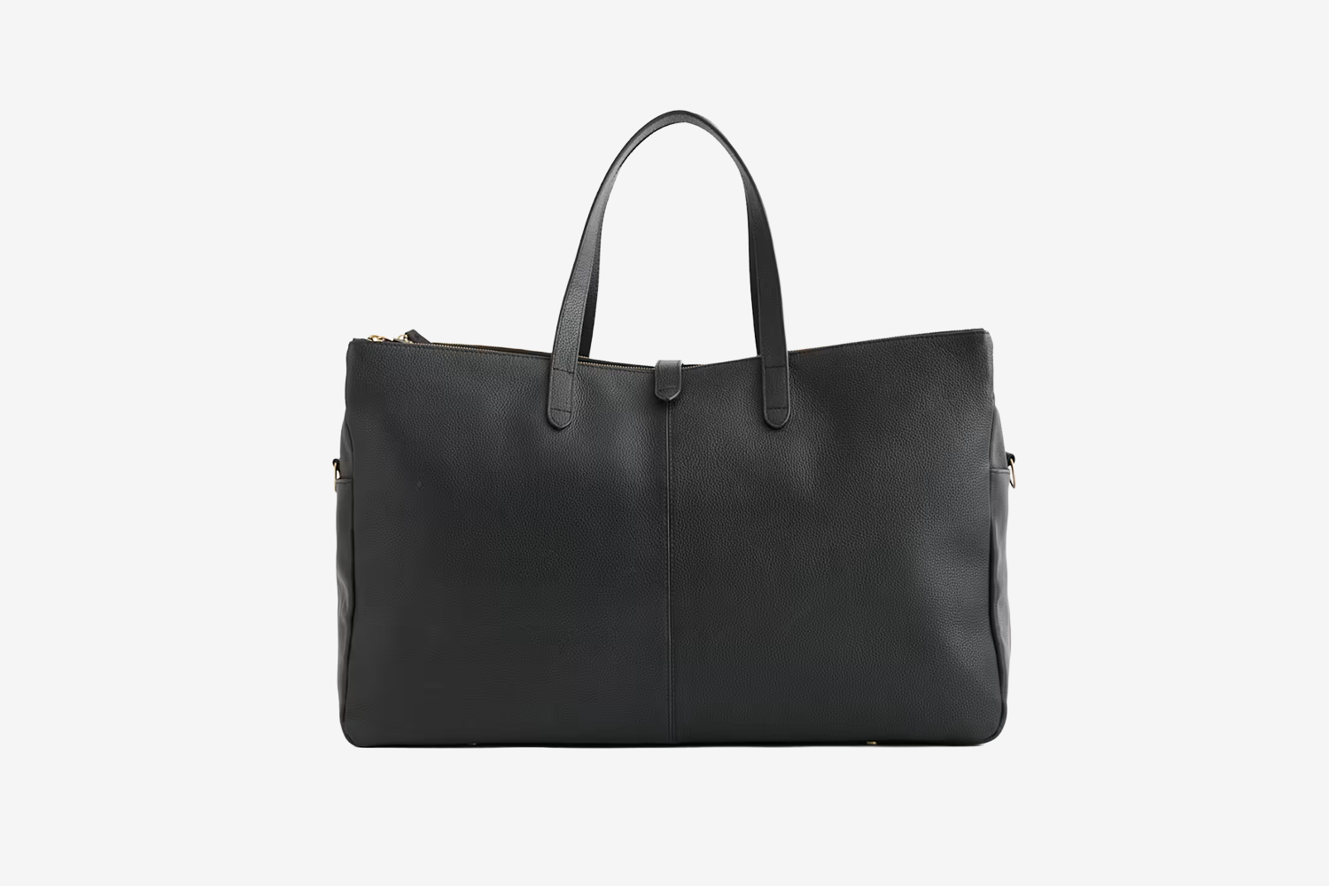 Italian Leather Triple Compartment Weekender