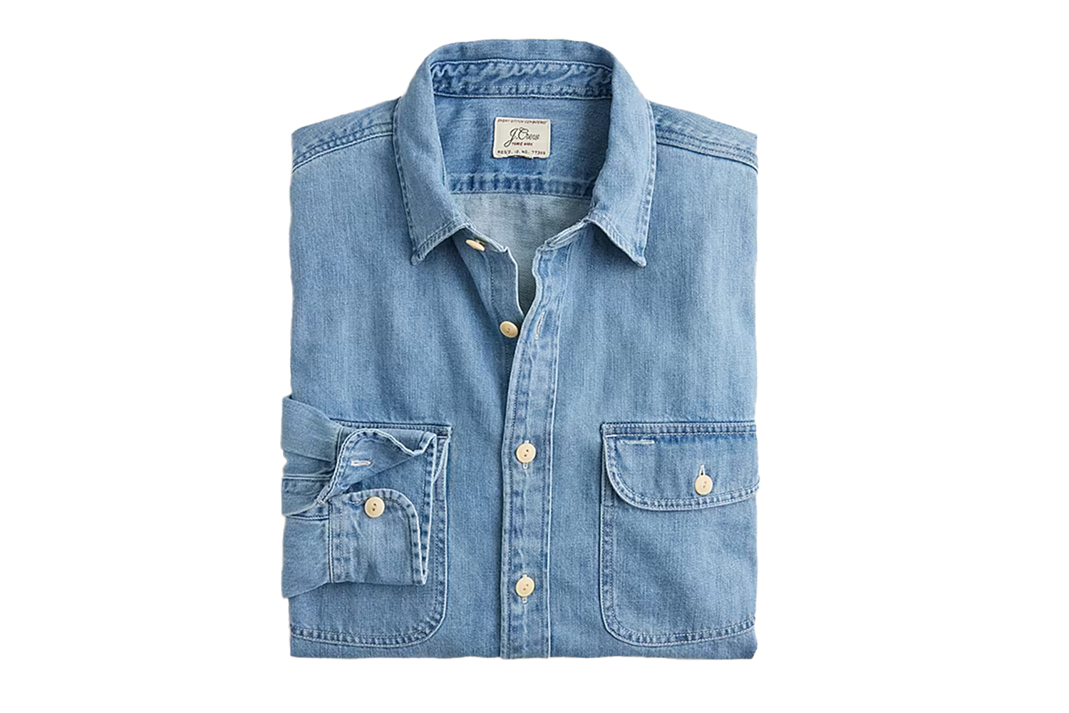J.Crew Midweight Denim Workshirt