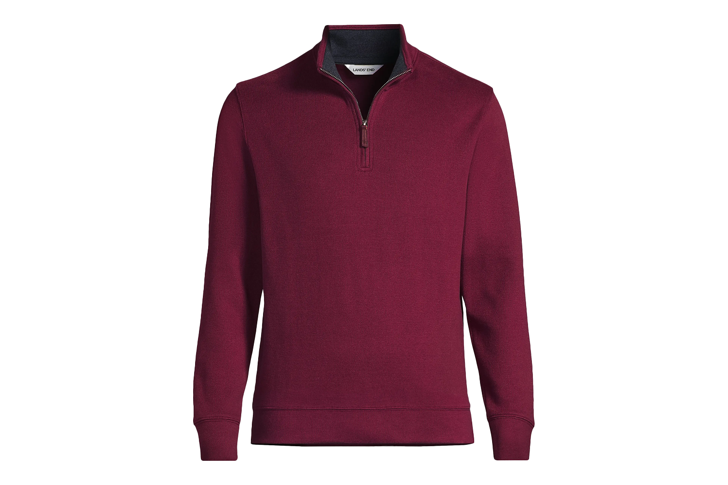 Lands’ End Bedford Rib Quarter Zip Sweater