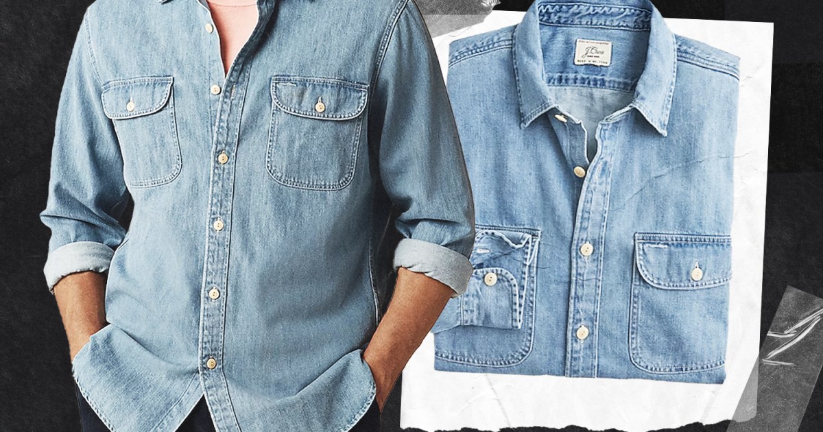 collage of shirt on textured background