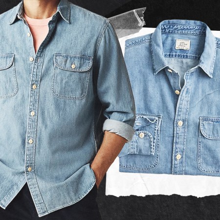 collage of shirt on textured background