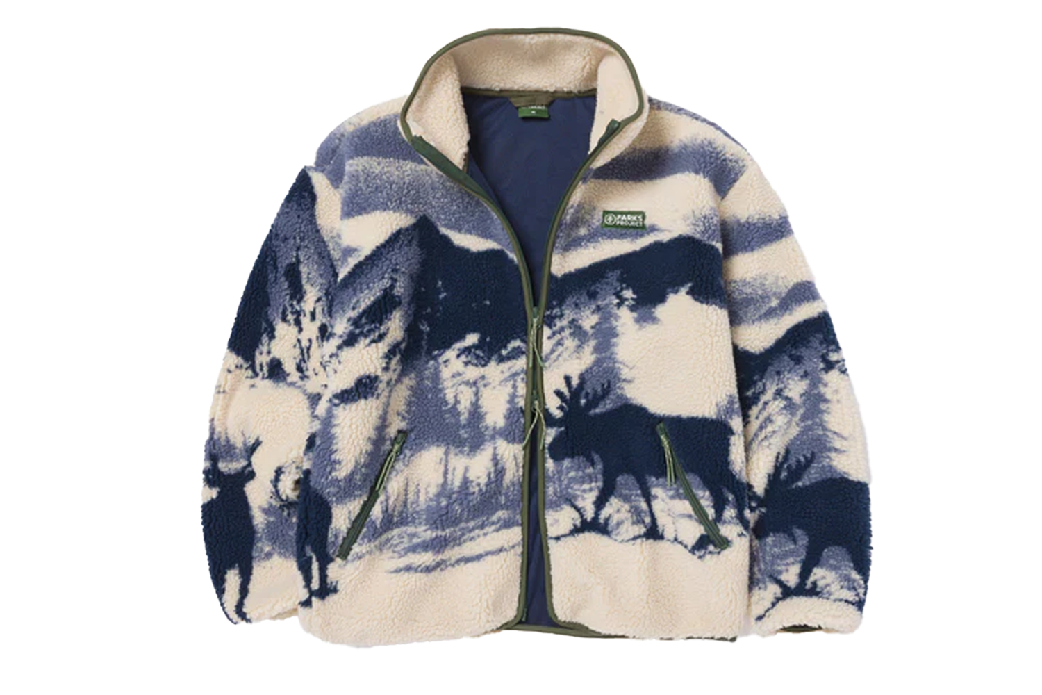 Parks Project Acadia Moose Full Zip High Pile Fleece