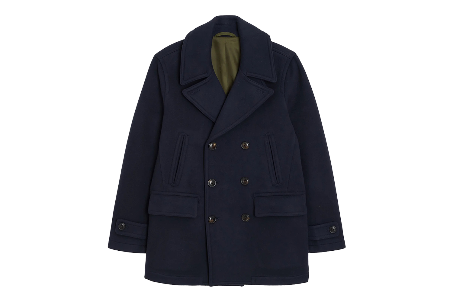 Todd Snyder Italian Wool-Alpaca Peacoat