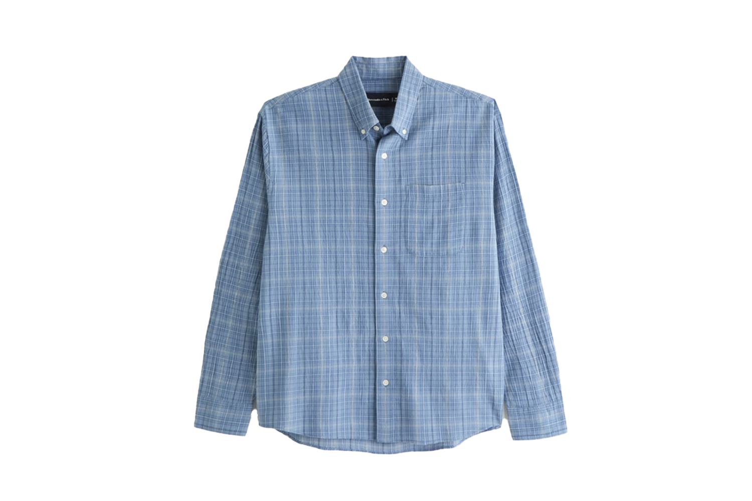 Abercrombie & Fitch Long-Sleeve Plaid Button-Up Shirt