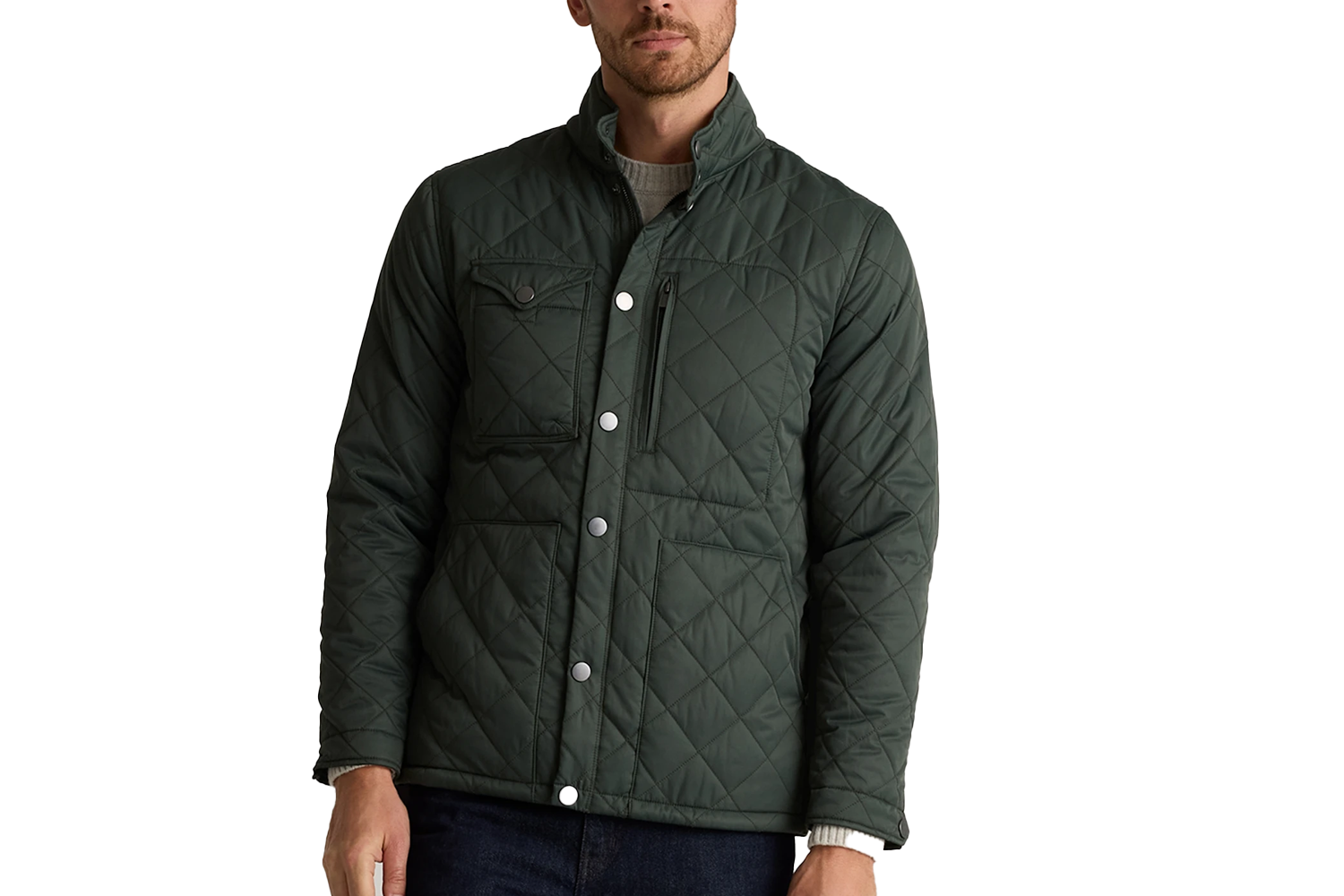 Quince Featherless Quilted Utility Jacket
