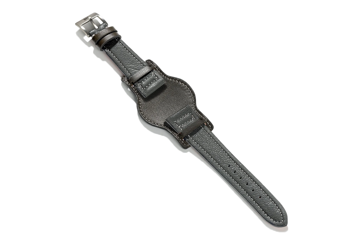 Bulang and Sons Falco Bund Strap – Padded Grey Goat Skin