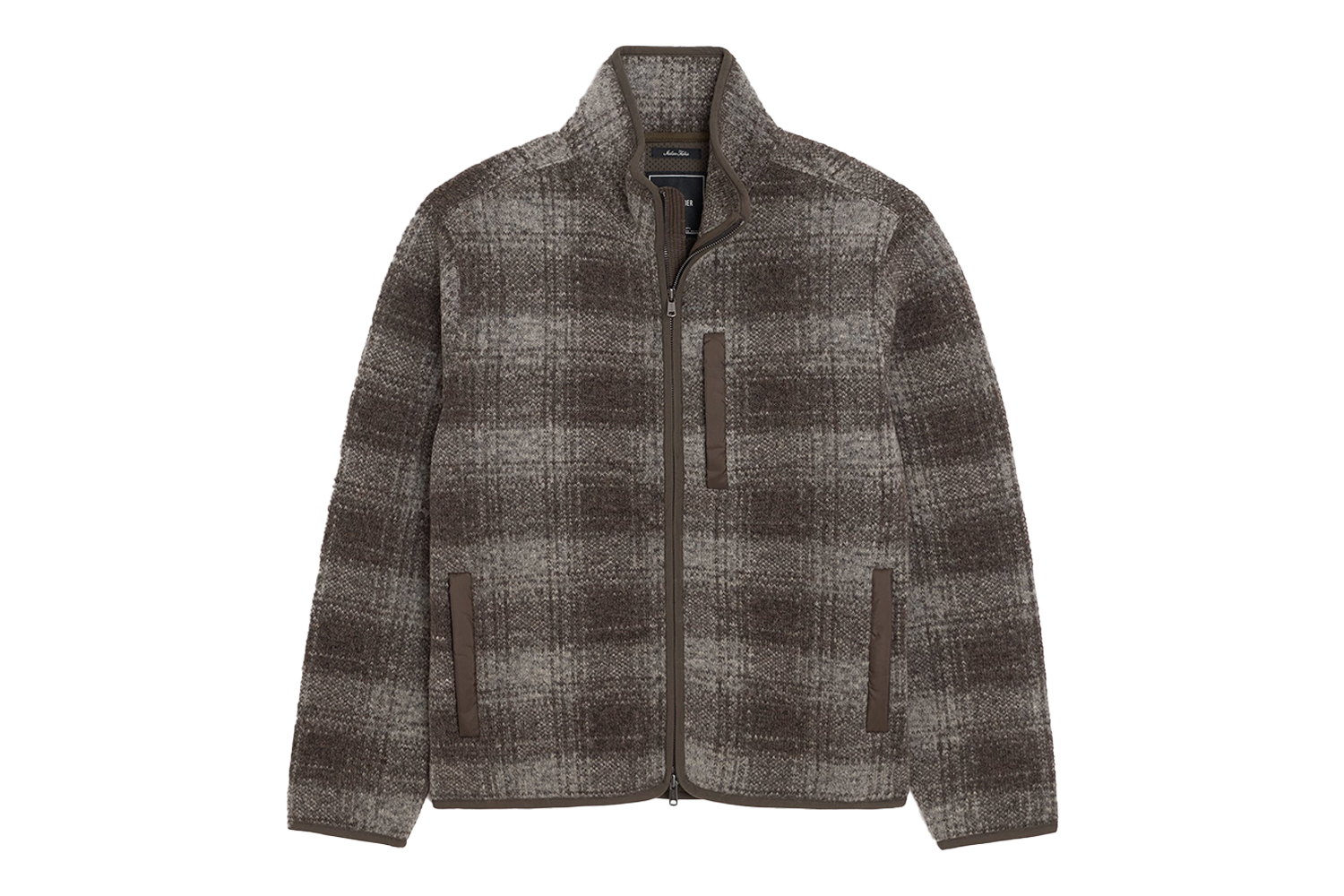 Todd Snyder Plaid Fleece Lodge Jacket