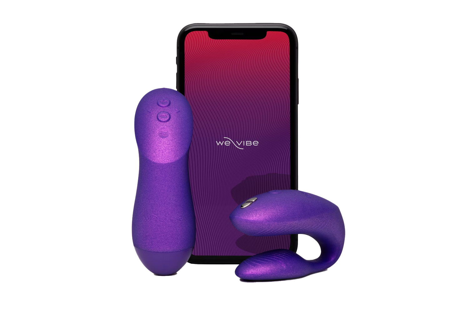 We-Vibe Chorus Pro Cosmic Purple App and Remote Controlled Couple’s Vibrator