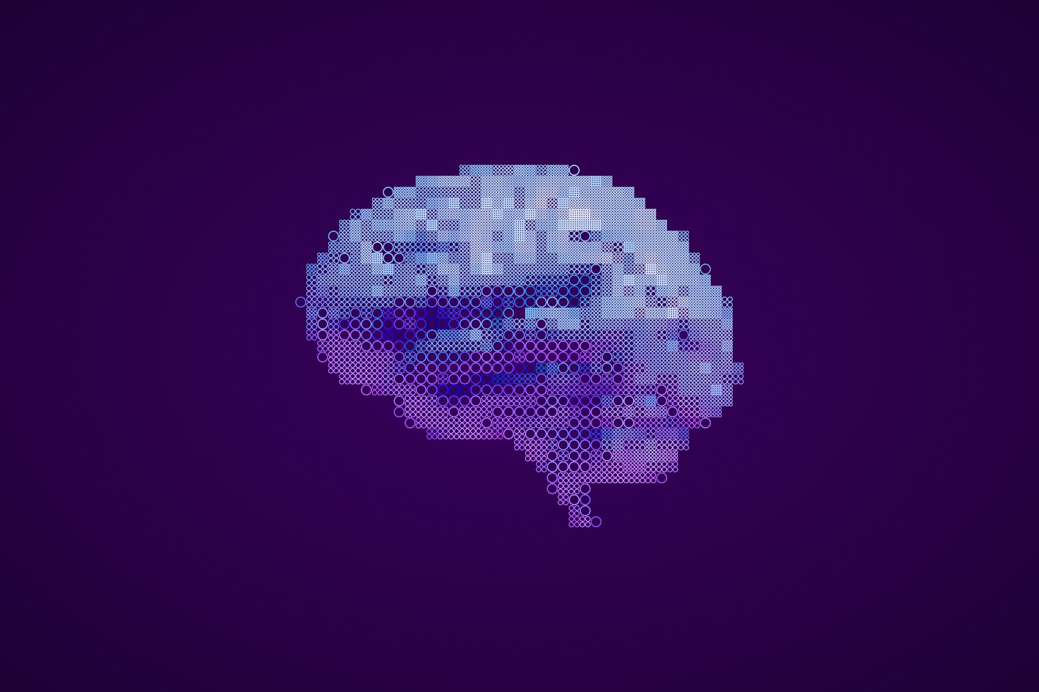 Illustration of human brain