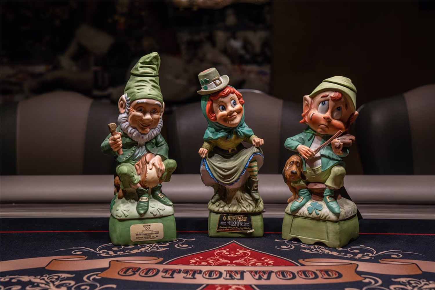 Novelty leprechaun decanters