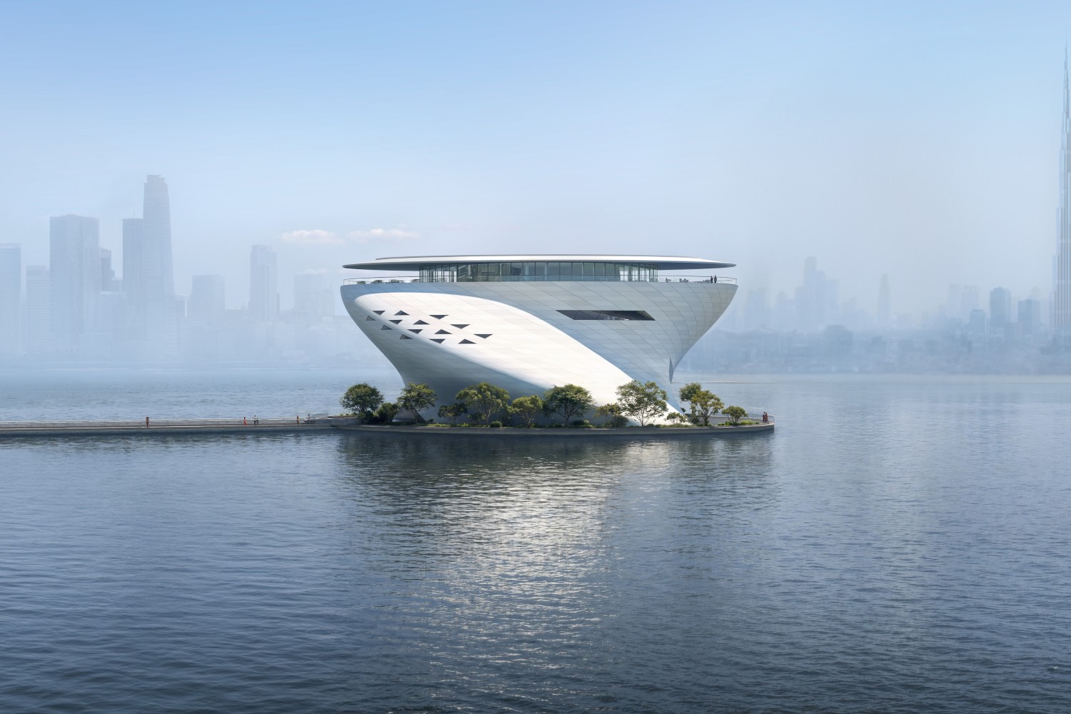 Rendering of the Dubai Museum of Art