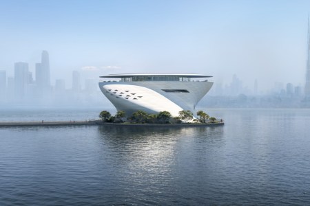 Rendering of the Dubai Museum of Art