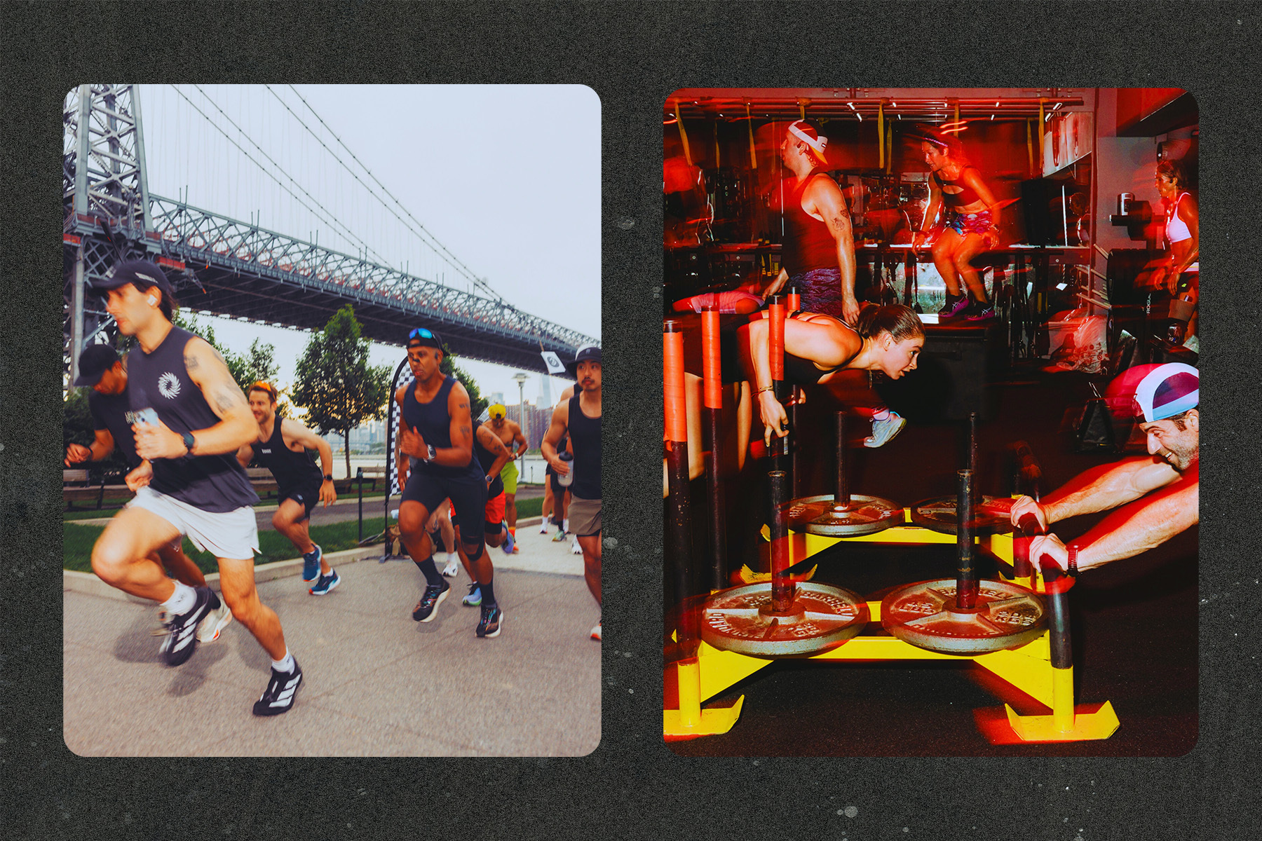 Urban Iron competitors cover eight miles and work out at three studios in just two hours.  