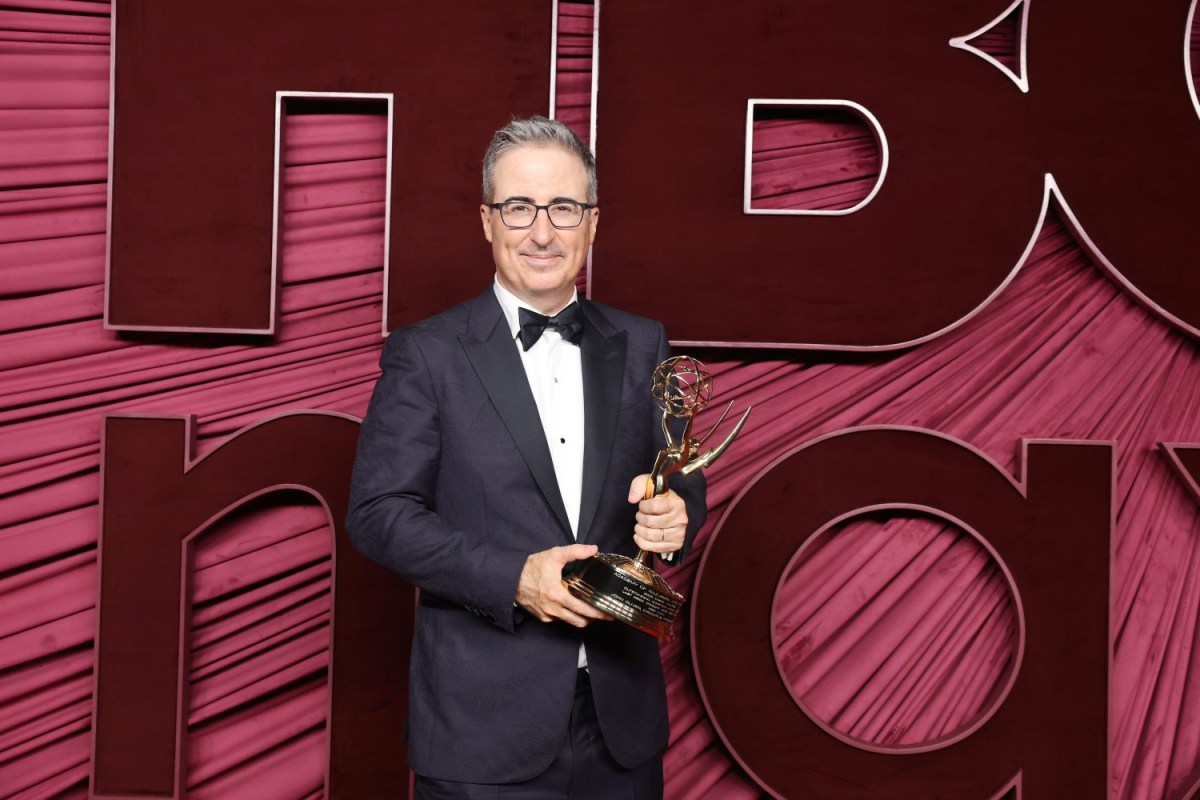 Bob Ross Art Helps John Oliver Raise Funds for Public Broadcasting