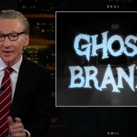 Bill Maher on "ghost brands"
