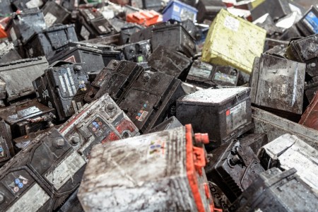 Old car batteries