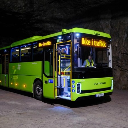 Electric bus made by Yutong