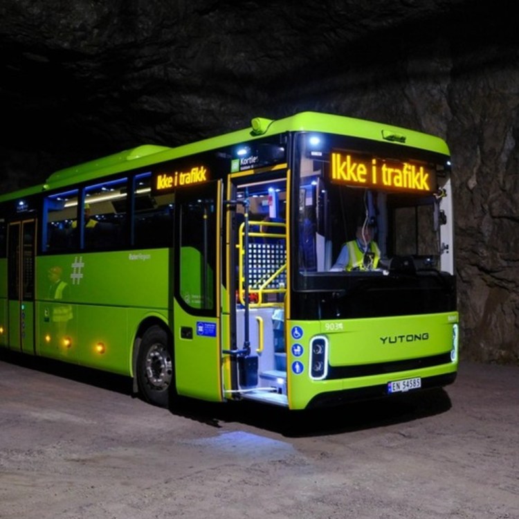 Electric bus made by Yutong