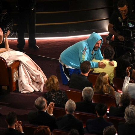 Adam Sandler and Timothée Chalamet at the Oscars this year