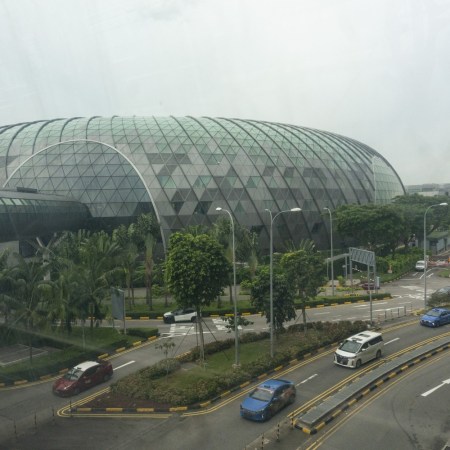 Changi Airport in Singapore