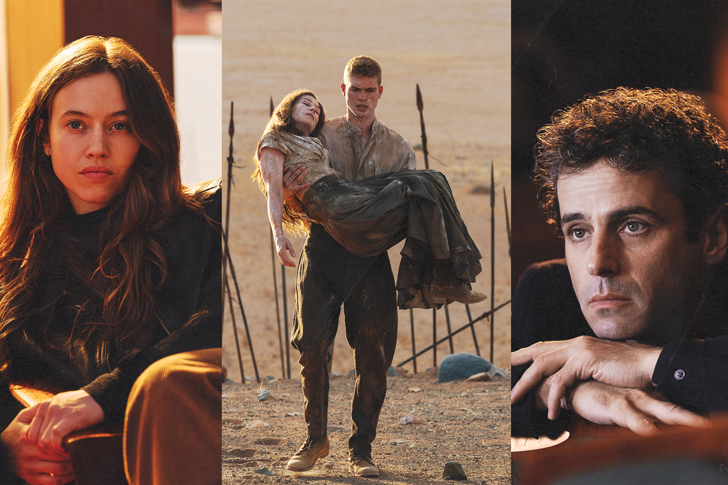 Lou de Laâge in Etoile, Rosamund Pike and Josha Stradowski in The Wheel of Time, and Luke Kirby in Etoile