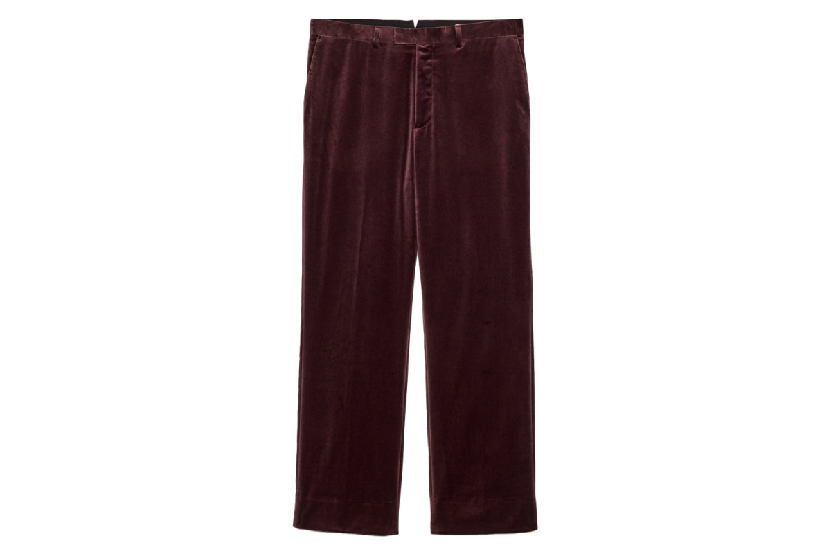 Banana Republic Straight Velvet Pant