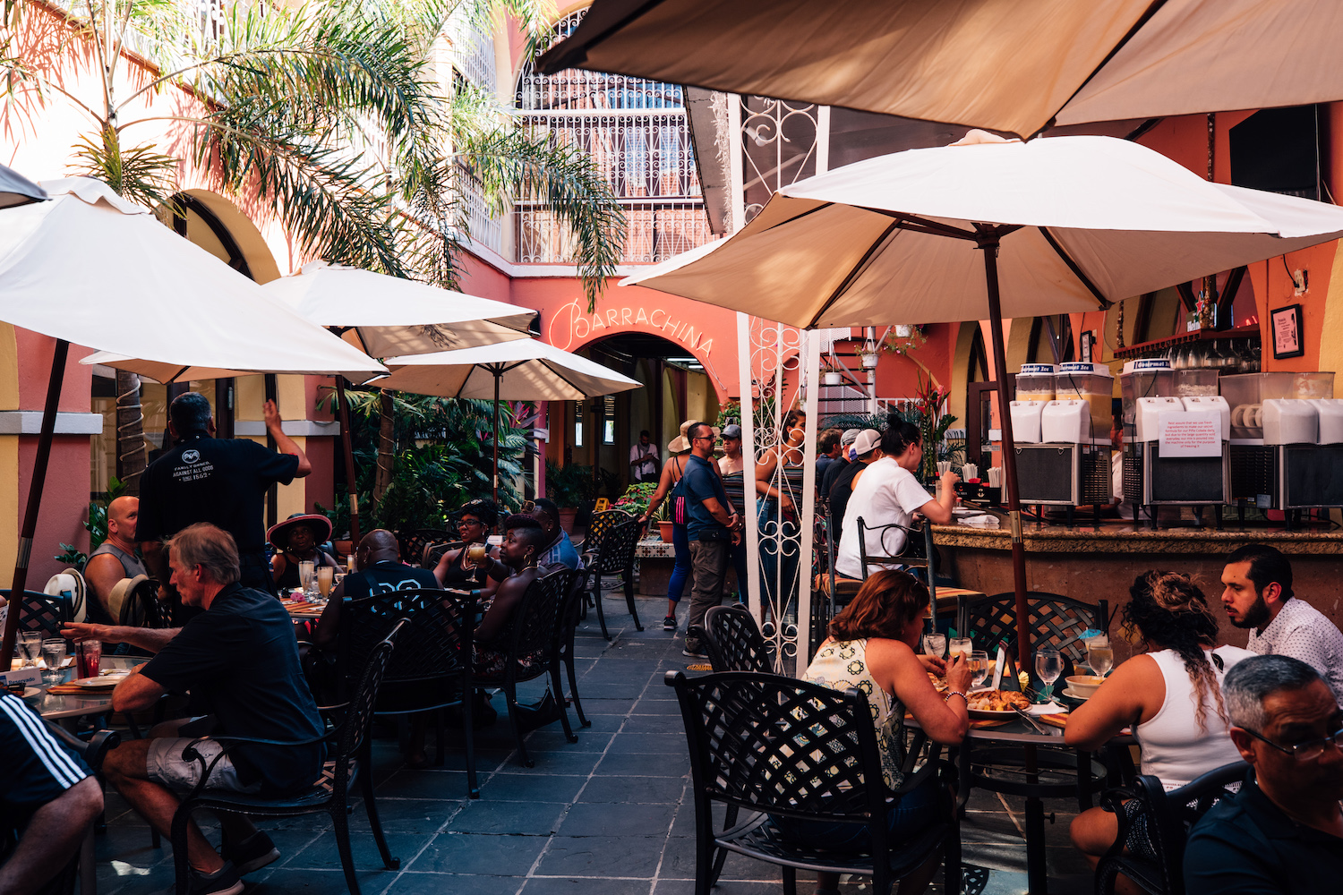 The courtyard at Barrachina