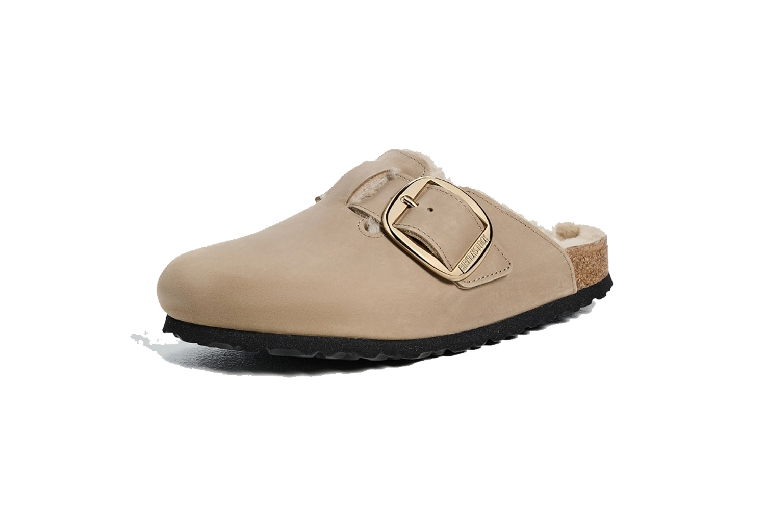 Birkenstock Boston Big Buckle Shearling Clogs