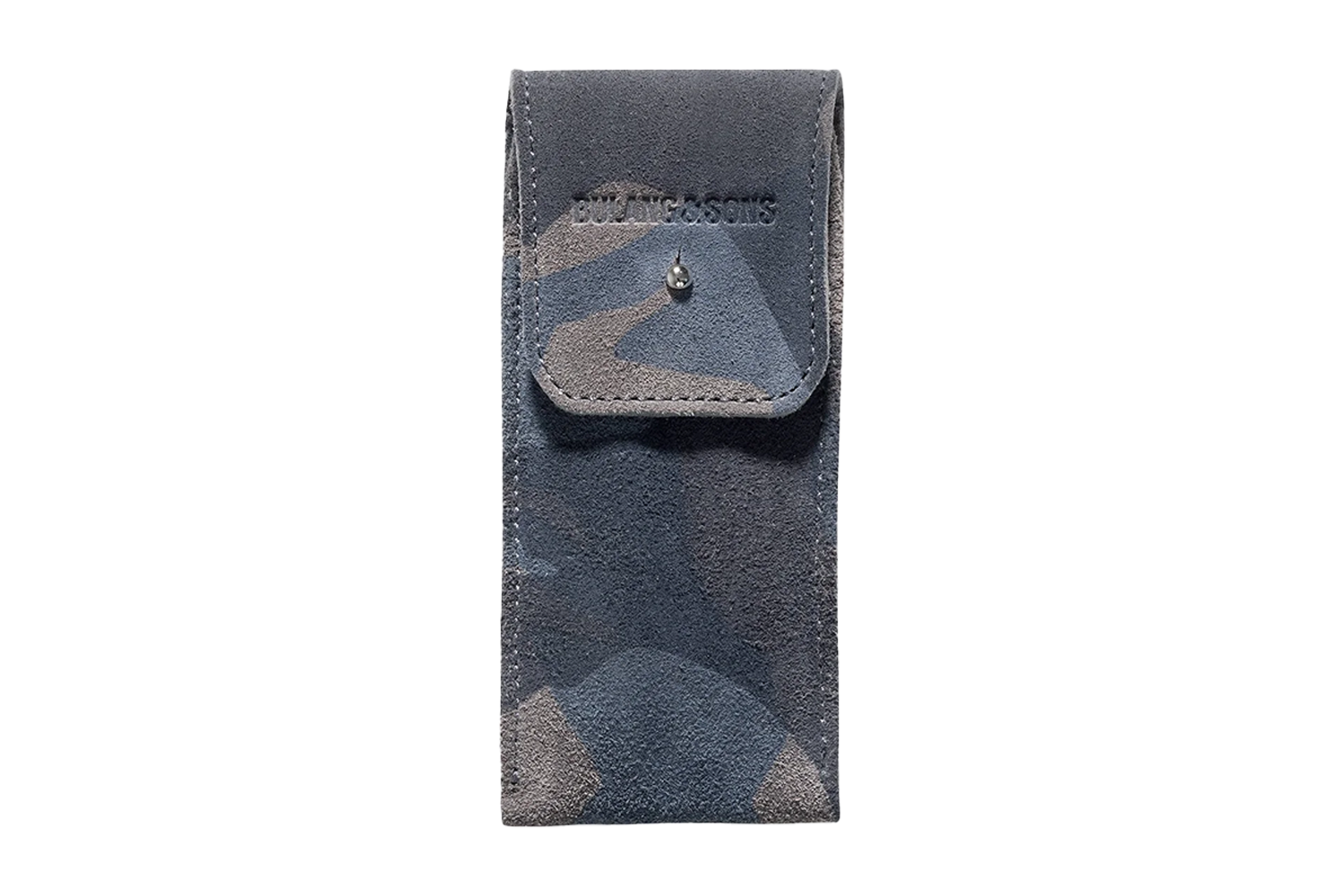 Bulang & Sons Blue Camo Leather Watch Pouch
