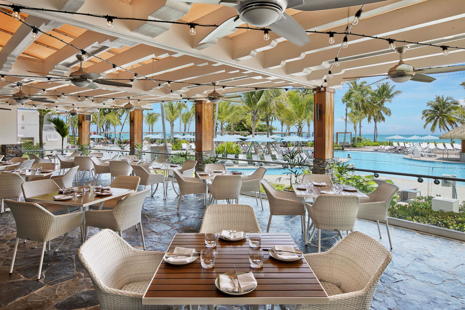 Breakfast in paradise at Caña