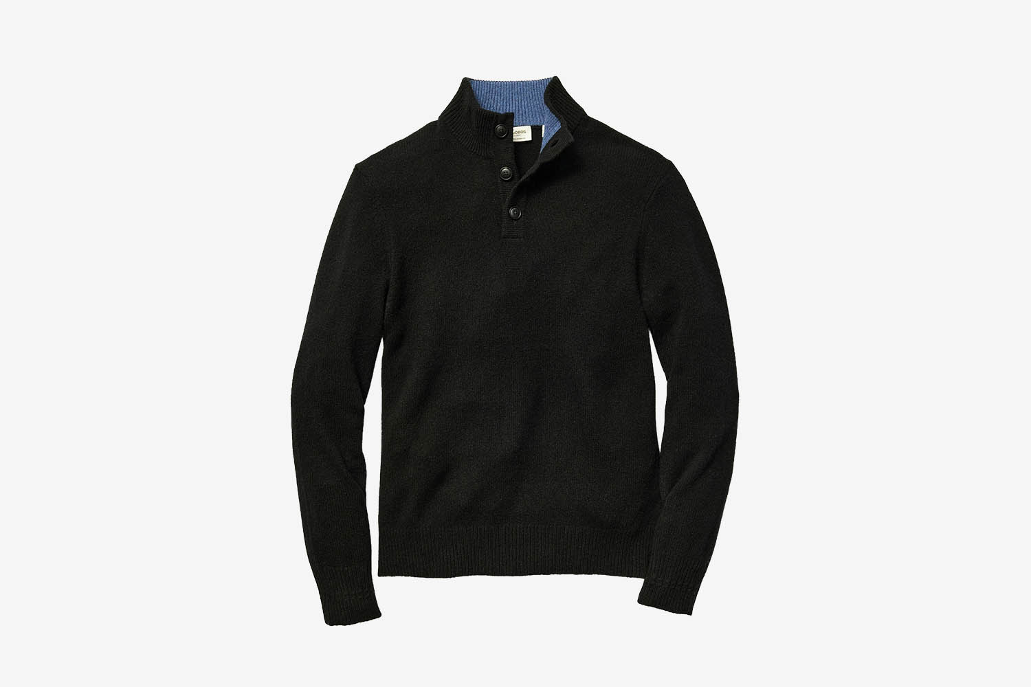 Italian Cashmere Mock Neck Sweater