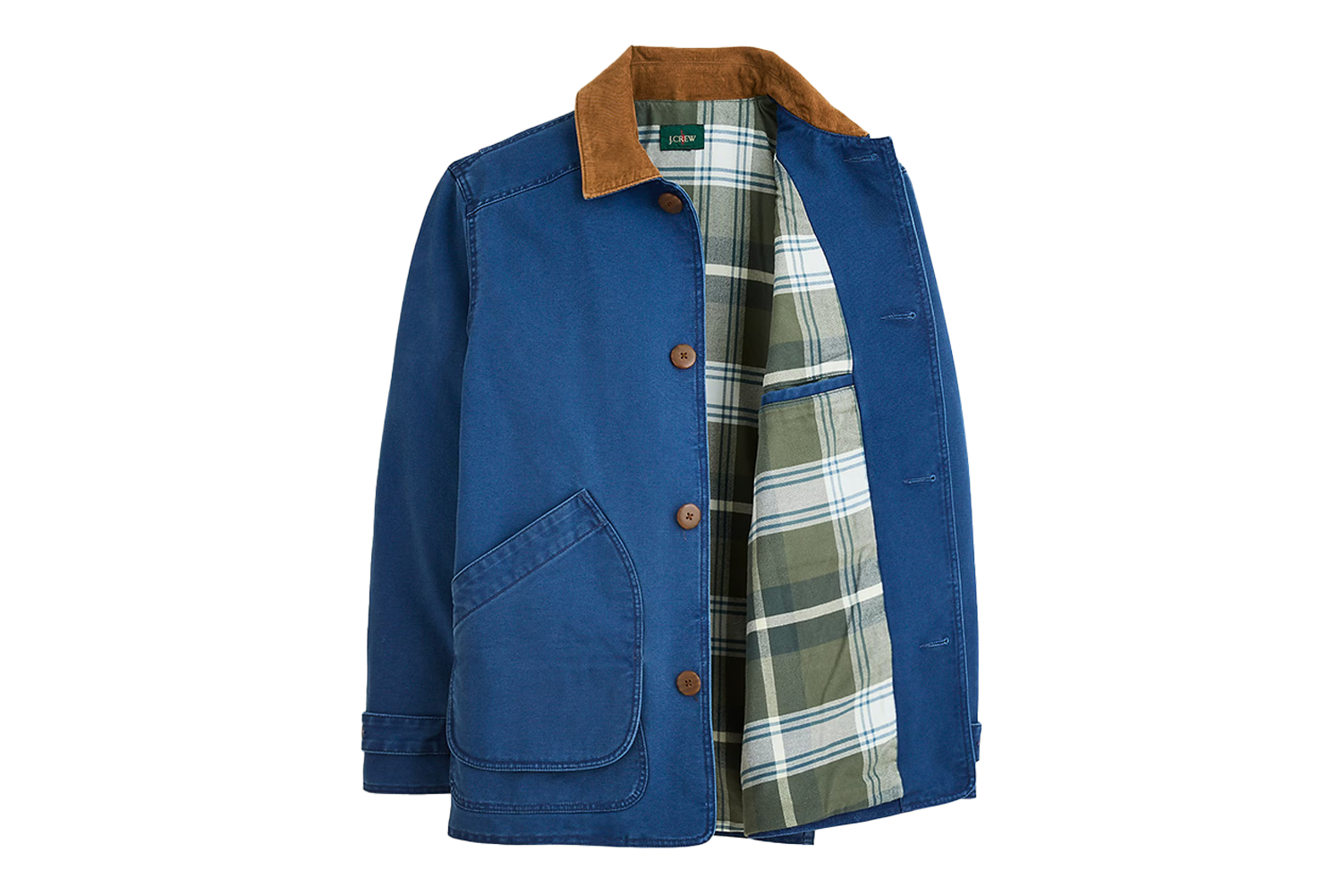 J.Crew 1989 Indigo-Dyed Canvas Barn Jacket