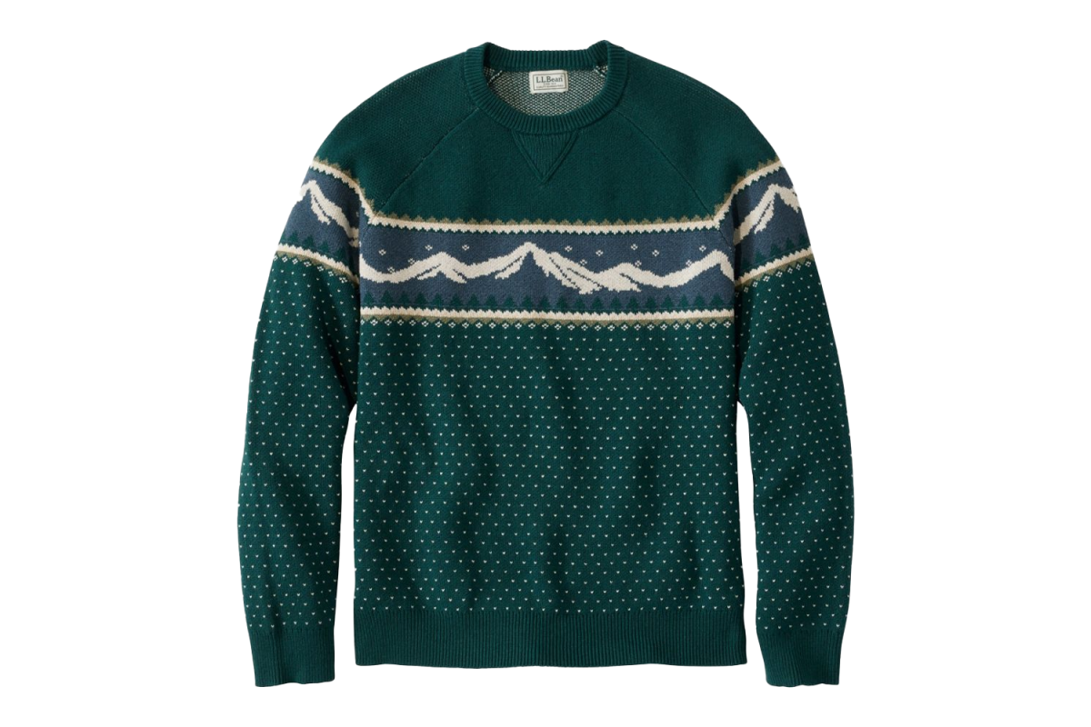 L.L.Bean Men’s Wicked Soft Cotton/Cashmere Sweater