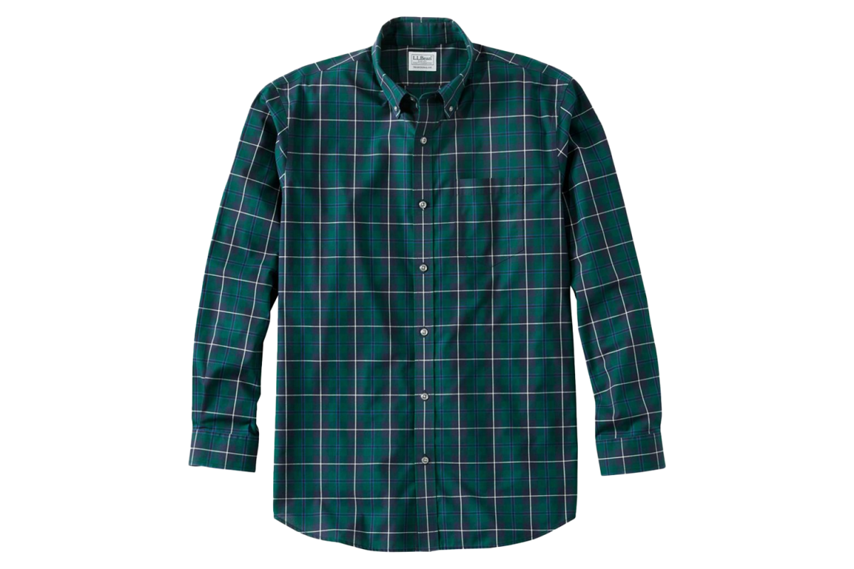 L.L.Bean Men’s Wrinkle-Free Kennebunk Sport Shirt