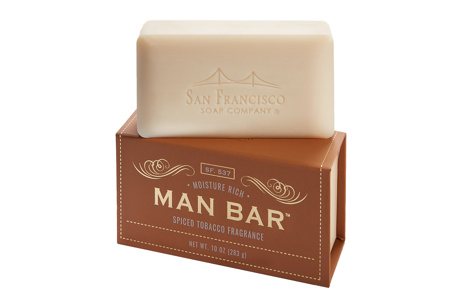 San Francisco Soap Co. Man Bar Spiced Tobacco Soap