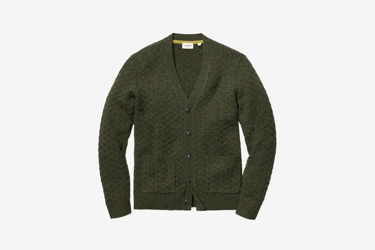 Merino Blend Cable Cardigan