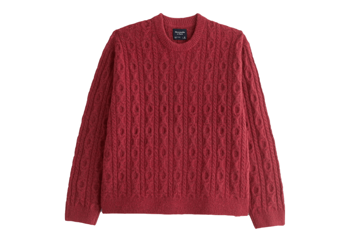 Abercrombie Cable Crew Sweater