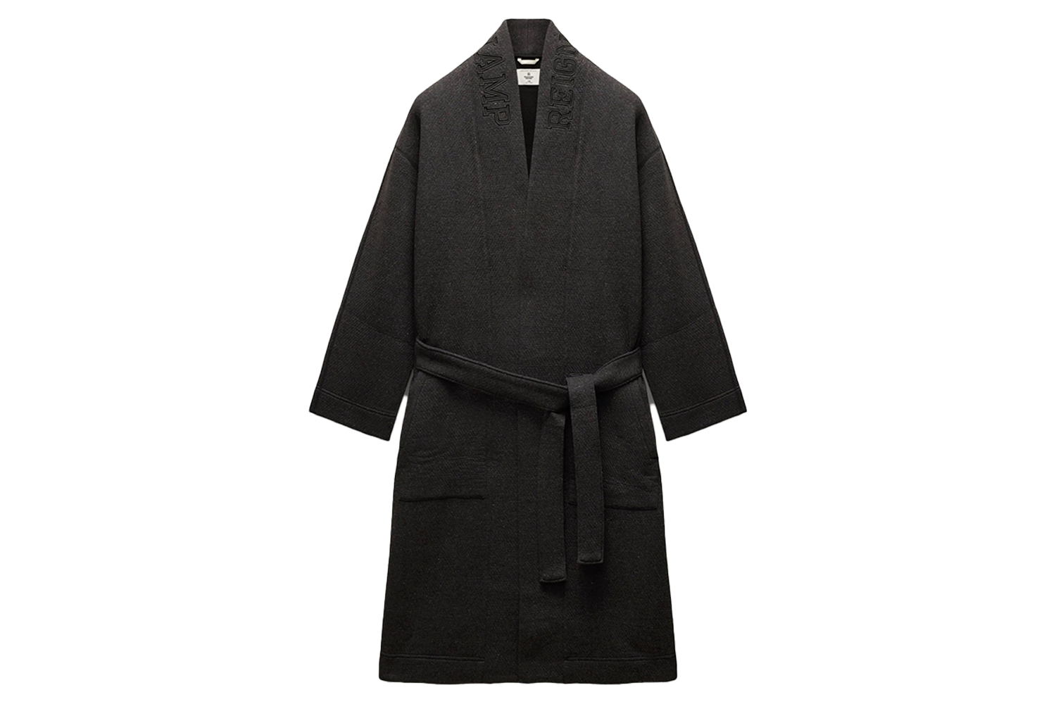 Reigning Champ Cabin Fleece Logo Relaxed Robe